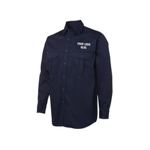 Load image into Gallery viewer, 20 Custom BrandedL/S 190G Work Shirts for $31.75 each
