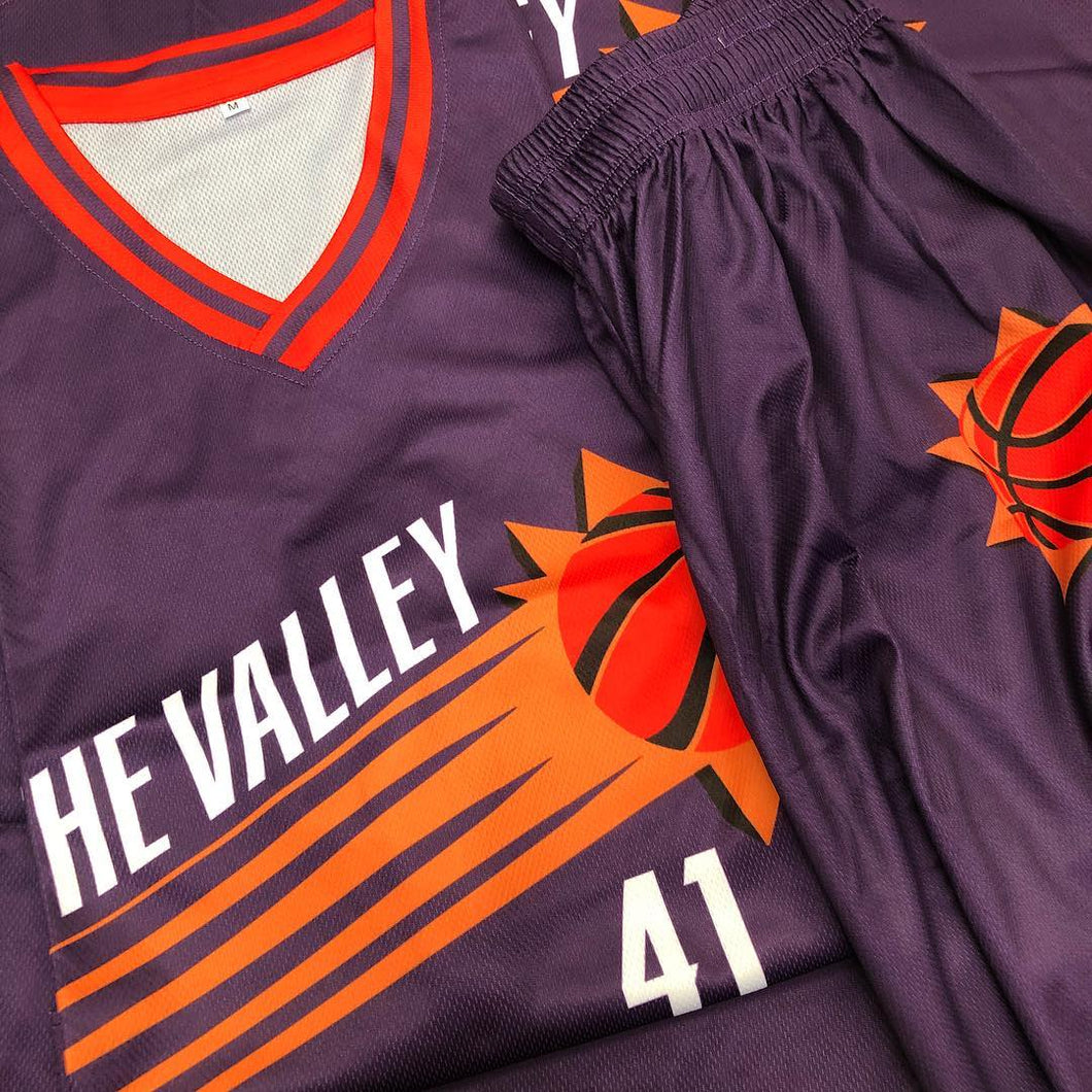 10 Custom Design Basketball Jerseys for $42 per jersey