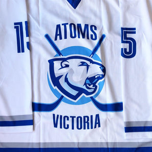 20 Custom Design Sublimated Hooded Ice Hockey Jerseys for $65 per jersey
