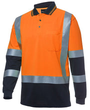 Load image into Gallery viewer, 20 Custom Branded Hi Vis L/S H D+N Pattern Trad Polos for $29 per shirt
