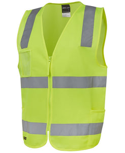 20 Custom Branded Hi Vis (D+N) Zip Safety Vests for $13.45 per vest