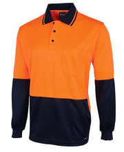 Load image into Gallery viewer, 20 Custom Branded Hi Vis L/S Jacquard Polos for $20.55 per shirt

