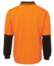 Load image into Gallery viewer, 20 Custom Branded Hi Vis L/S Trad Polos for $18.70 per shirt
