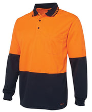 Load image into Gallery viewer, 20 Custom Branded Hi Vis L/S Trad Polos for $18.70 per shirt
