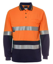 Load image into Gallery viewer, 20 Custom Branded Hi Vis L/S (D+N) Traditional Polos for $27.75 per shirt

