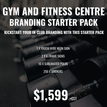 Load image into Gallery viewer, Gym and Fitness Centre Branding Starter Pack
