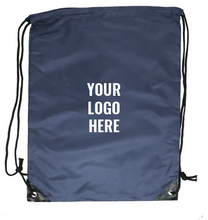 Load image into Gallery viewer, 100 Custom Branded Budget Drawstring Bags for $4.97 each
