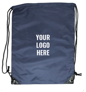 100 Custom Branded Budget Drawstring Bags for $4.97 each
