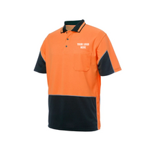 Load image into Gallery viewer, 20 Custom Branded Hi Vis Gap Polos for $21.25 per shirt
