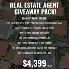 Load image into Gallery viewer, Real Estate Agent New Customer Premium Pack! (100 Customers worth)
