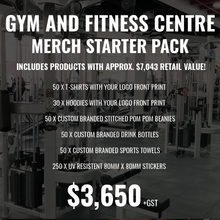 Load image into Gallery viewer, Gym and Fitness Centre Merch Starter Pack - 230+ Items! (RRP $7,043)
