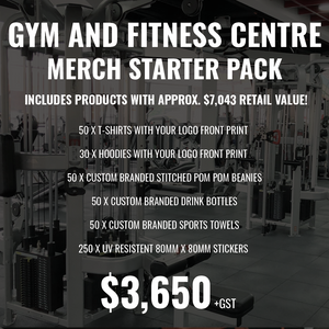 Gym and Fitness Centre Merch Starter Pack - 230+ Items! (RRP $7,043)