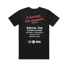 Load image into Gallery viewer, ROCK THE RANGES - Mens Black Tee
