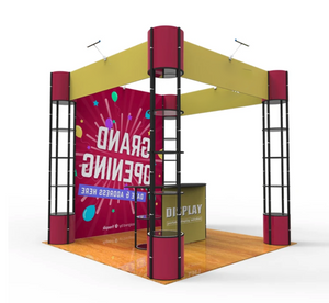 10ft Twister Tower Trade Show Booth