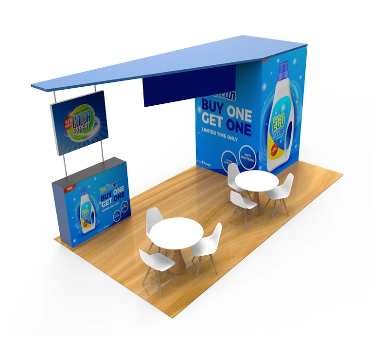 Meet Under The Roof 20ft Trade Show Booth