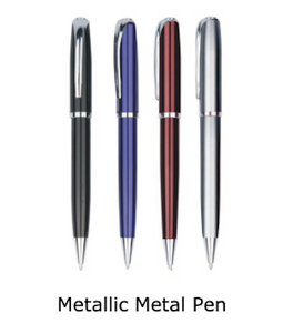 100 Custom Branded Premium Metal Pens from $2.71+GST per item