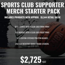 Load image into Gallery viewer, Sports Club Supporter Merch Starter Pack - 130+ Items! (RRP $5,544)
